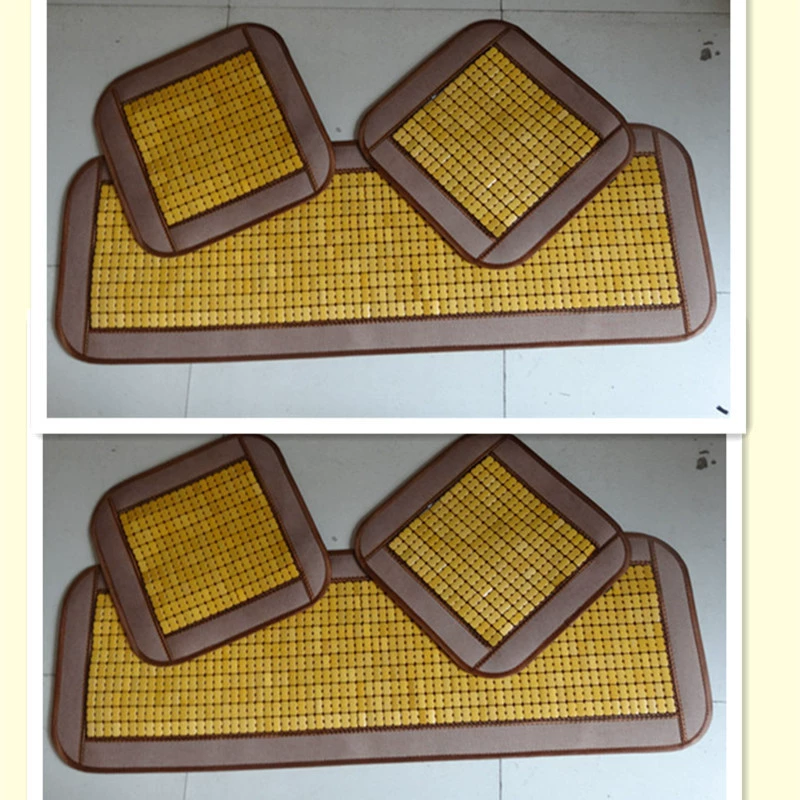 Три части маджонг крутой коврик Автомобильная Подушка Новый мост автомобиль лето одно сиденье без спинки золотой автомобиль пять мест