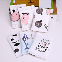 韩版创意简约密语零食零钱包 水果图案卡包钥匙包现货