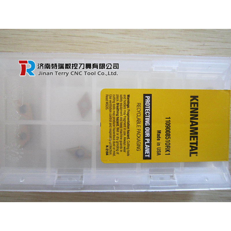 肯纳车刀片DCMT070204LF KC5025PVD涂层刀片