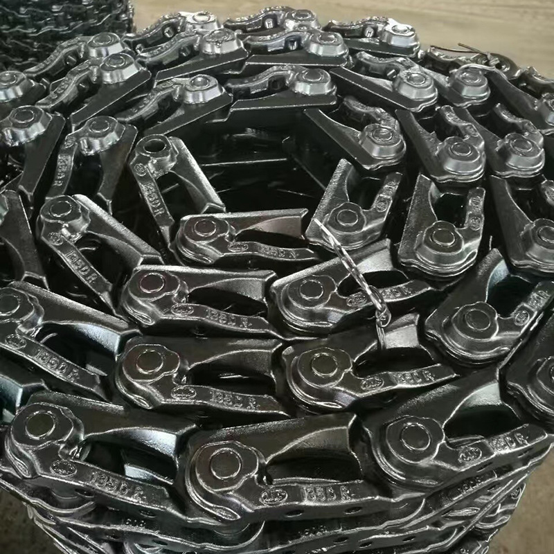 厂家直销  现代挖掘机R60链轨履带 工程机械配件 挖掘机链条批发