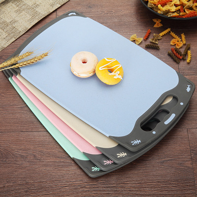 创意小麦秸杆PP塑料菜板 砧板防滑切菜板大号加厚厂家直销