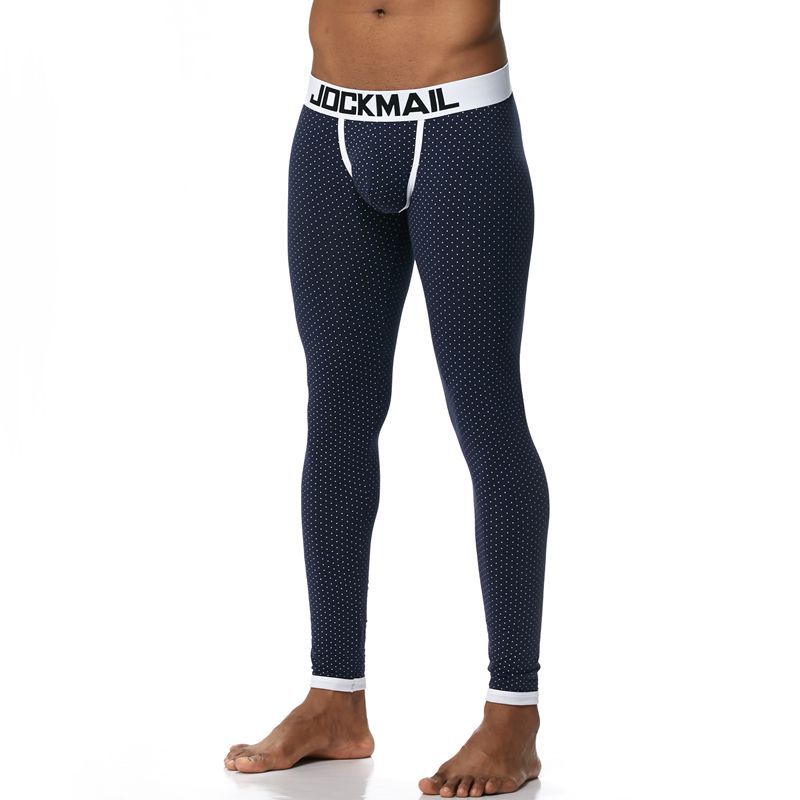 Cruzando la frontera caliente JOCKMAIL hombres pantalones calientes delgados de algodón puro Polka Dot U diseño convexo Johns largo al por mayor JM1103