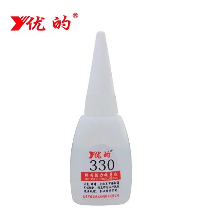 优的330高强度瞬间胶装饰品金属磁铁陶瓷家具组合玉石石材修补20g