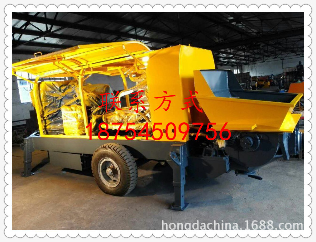 80柴油泵 混凝土输送泵 80大泵 大型柴油泵 电动泵129KW柴油机