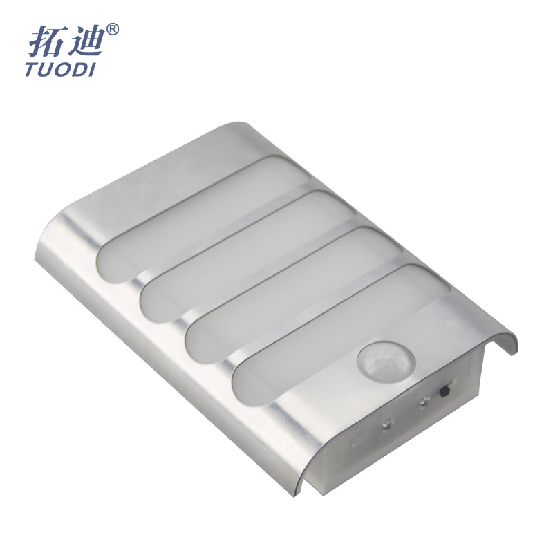 拓迪LED智能感应灯USB充电小夜灯壁灯跨境爆款自粘贴式LED壁灯