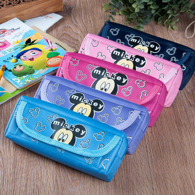 工厂定做卡通多功能笔袋 大容量 中小学生学习用品儿童铅笔袋批发