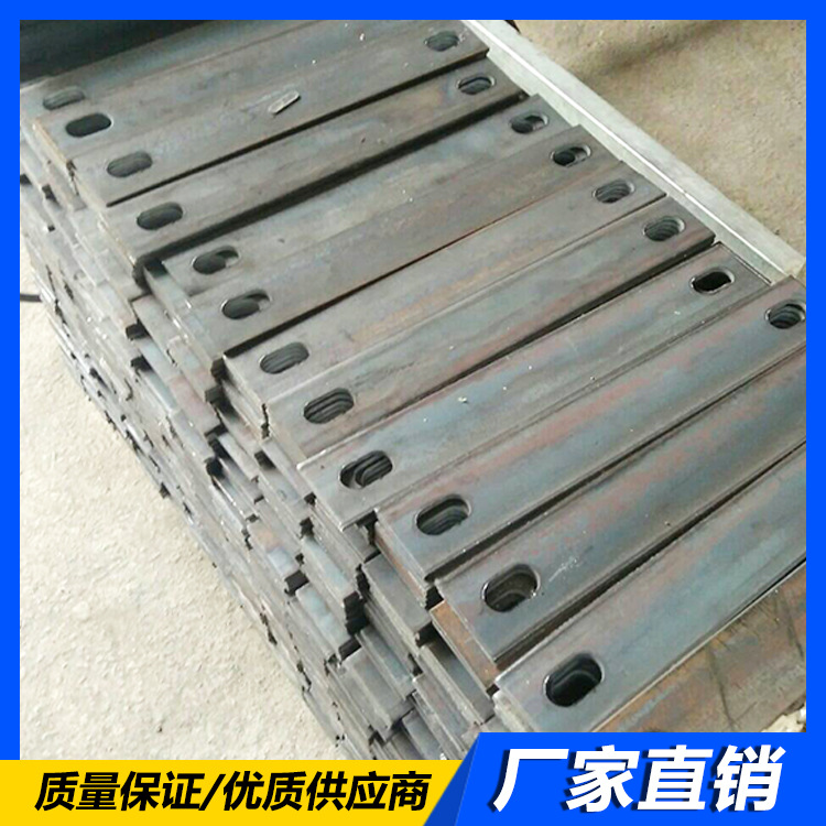 厂价直销 扁铁冲孔 双孔垫片加工 钢板加工冲孔 镀锌加厚垫片