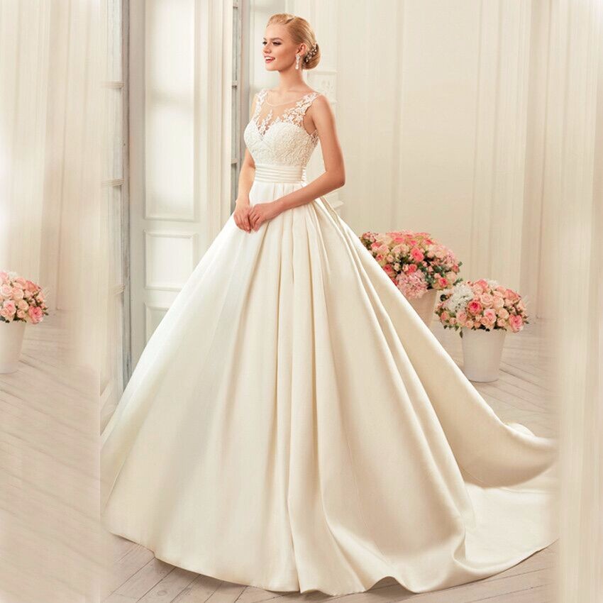 Wedding Dress Bride 2025 Spring New Foreign Trade Trailing Shoulder Wedding Dress Pregnant Women Plus Size Bridal Wedding Dress