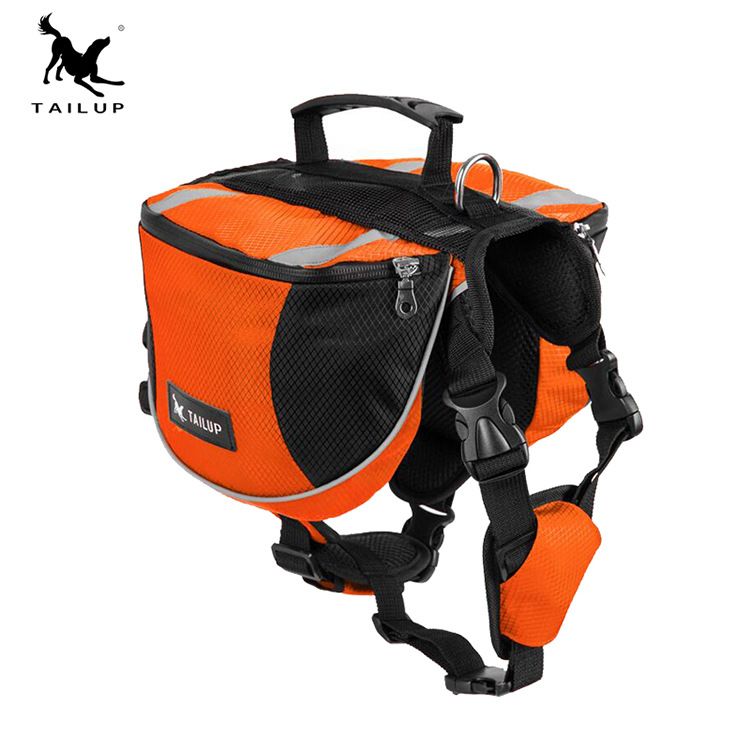 寵物包狗狗包外貿(mào)戶外安全優(yōu)麗格反光條易控防爆沖雙馱工作自背包