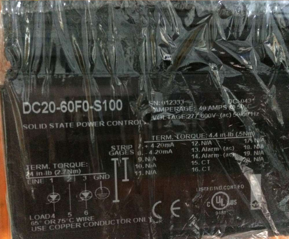  DC20-60FO-S100           DC20-60F0-S100