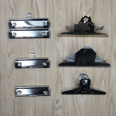 hardware Metal plate Wordpad accessories Iron clamps Stainless iron Material Science Butterfly clip Manufactor Direct selling