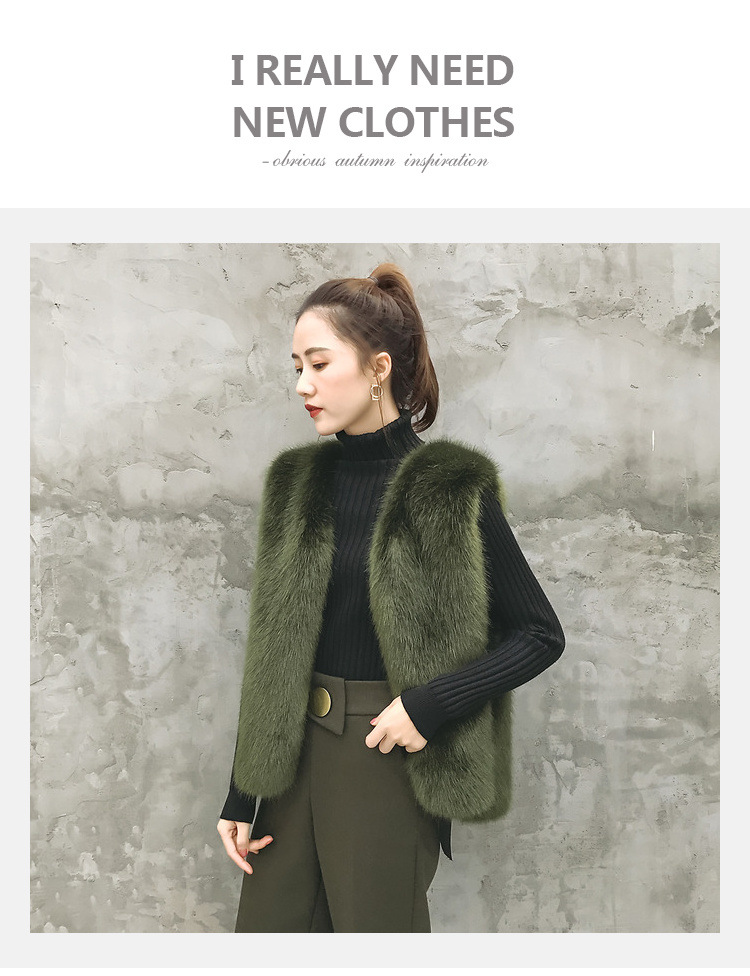 Gilet femme en Imitation laine - Ref 3318274 Image 23