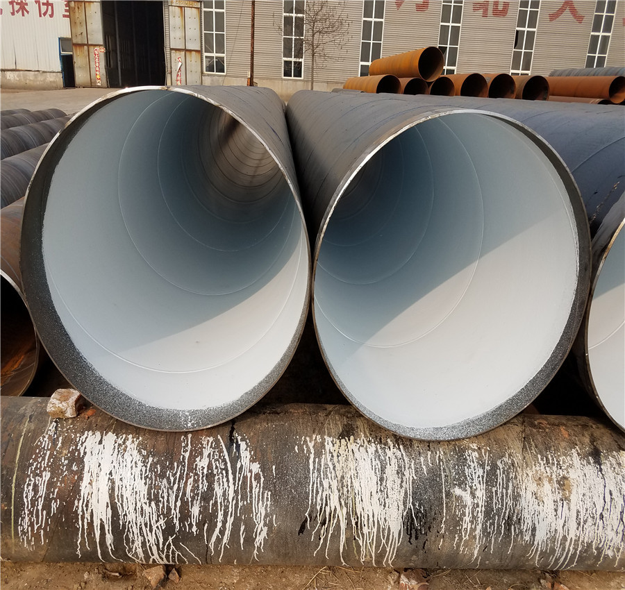 厂家销售防腐钢管 饮用水管道用环氧树脂防腐螺旋钢管