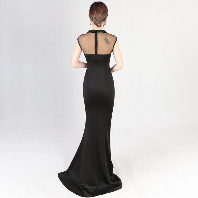 Company Annual Meeting Walking Show Evening Dress Fashion Fishtail 