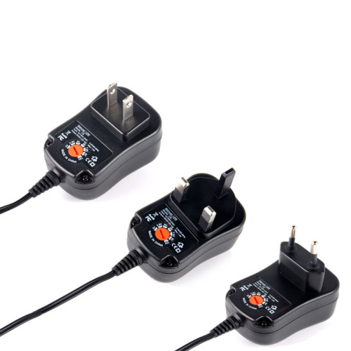 3-12V adjustable power supply 12W adjustable regulated switching power supply 1.2A power adapter multi-function charger