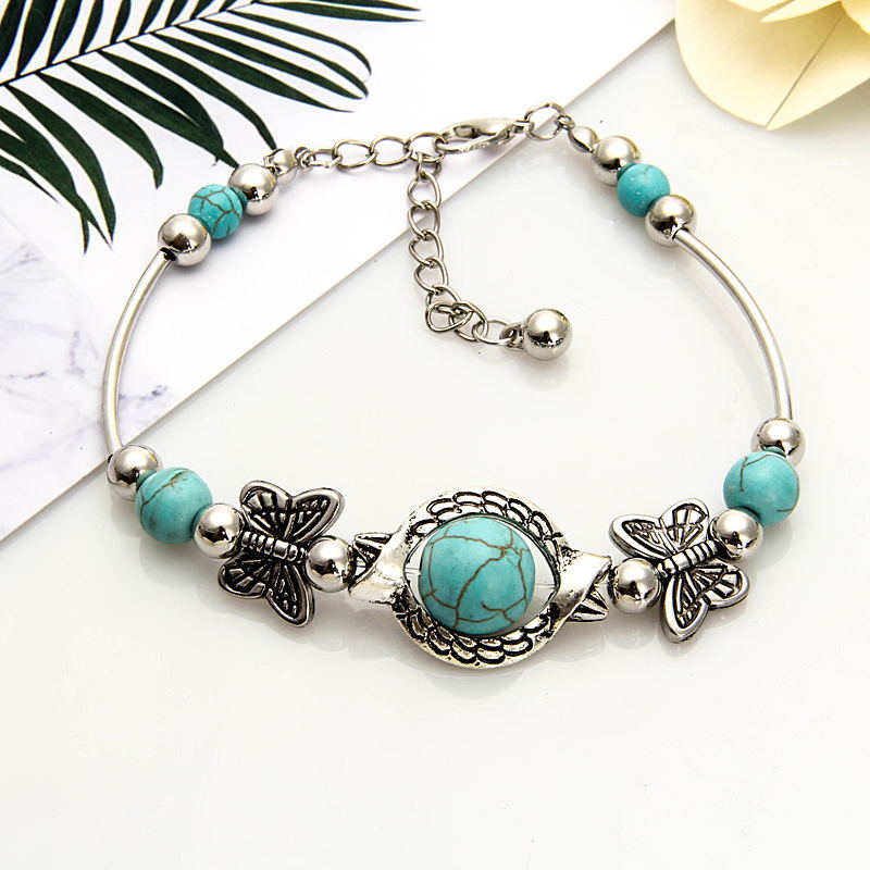 ethnic turquoise bracelet