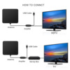 HDTV antenna American indoor high -definition TV antenna American ATSC antenna receiving 80 miles signal