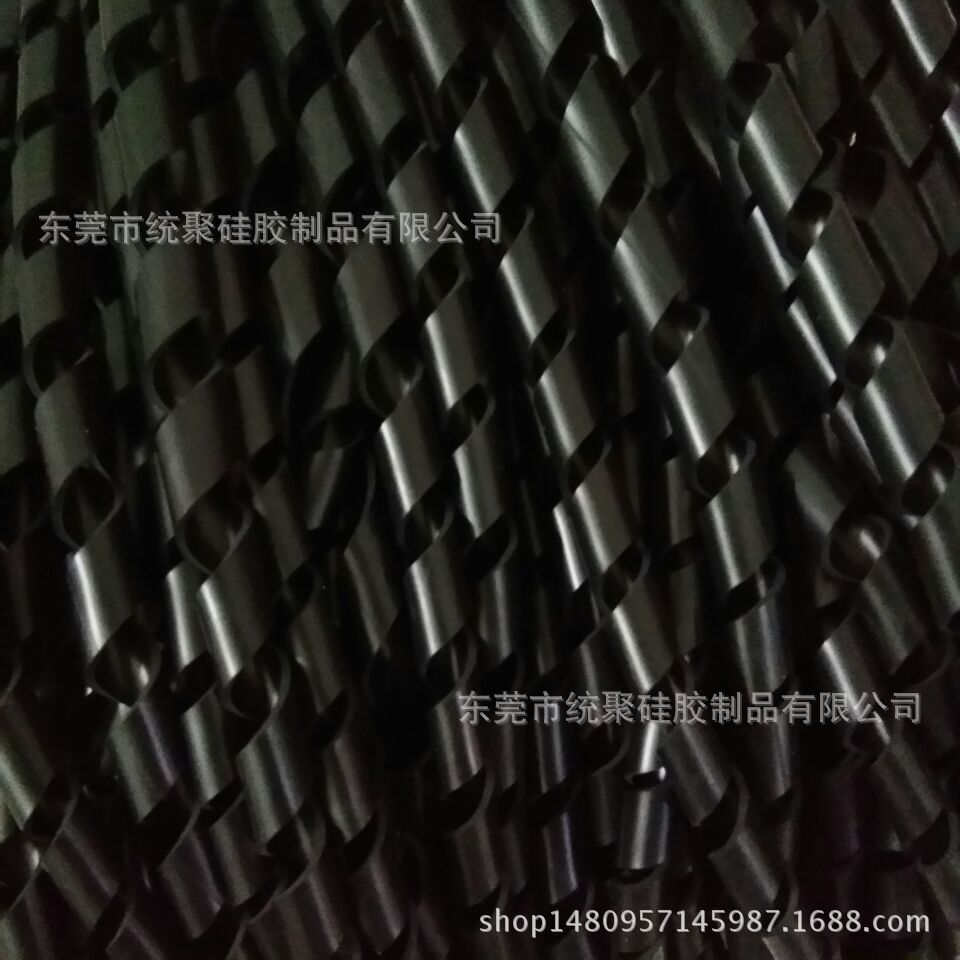 厂家直销硅胶缠绕管 光纤专用缠绕管厂家直销