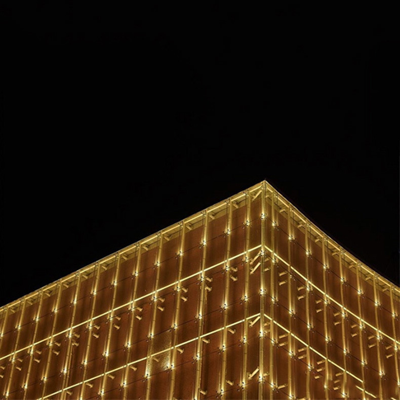 רҵ������������Ļǽ��������С����԰������ҹ��LED��װ��Ч��