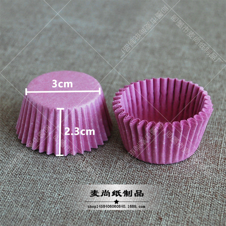 El comercio exterior de exportación de alimentos de alta calidad de alta temperatura resistente a la nieve Mei Niang bandeja de papel para hornear de tamaño pequeño taza de papel de pan venta al por mayor