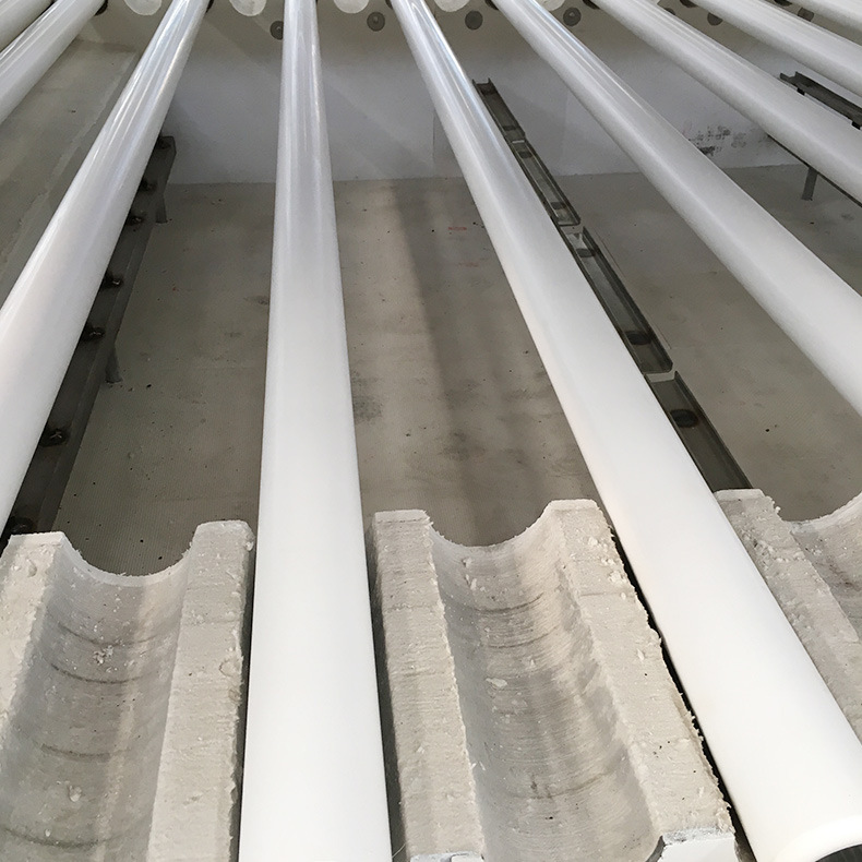 厂家供应85*3360mm 熔融石英陶瓷辊 绝缘陶瓷定制加工