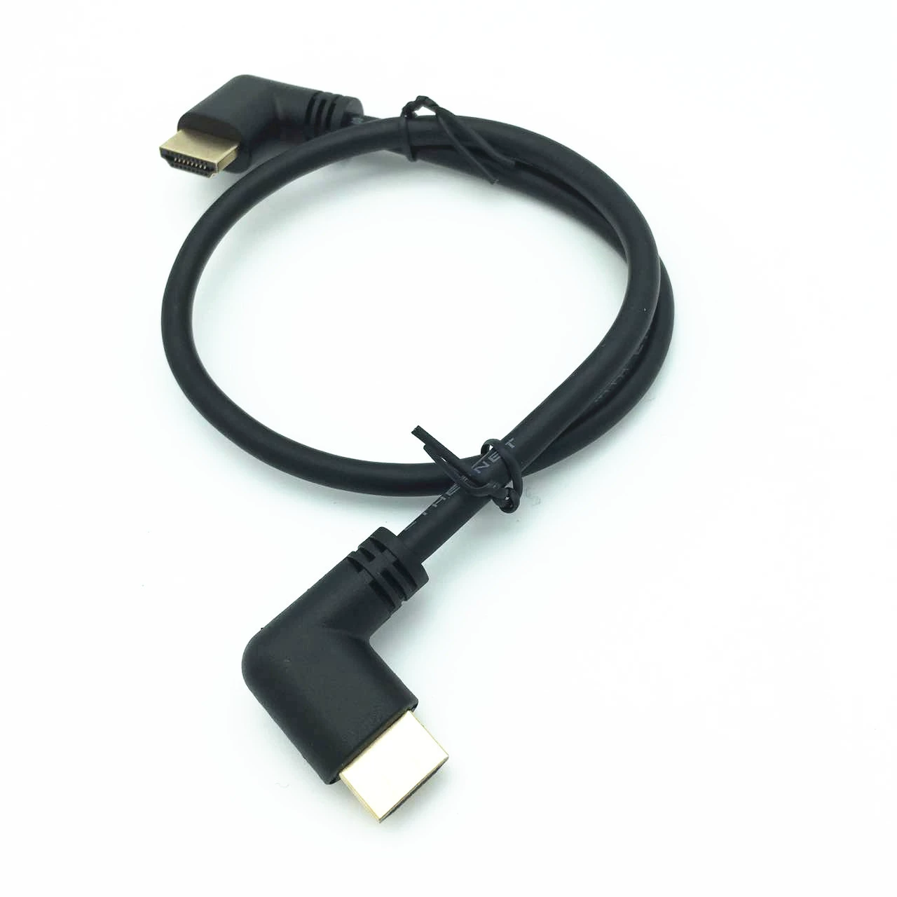 Версия HDMI 2.0, HDMI-HD линк ТВ соединительный кабель 4K*2K 60Гц, правый изгиб 50 см