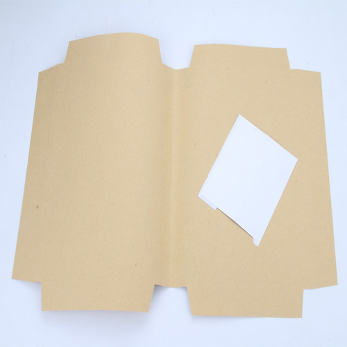 Qibos Creative Kraft Paper Book Cover Self-Adhesive Student Book Cover Simple Book Cover Paper Cover Retro Book SLEEVE