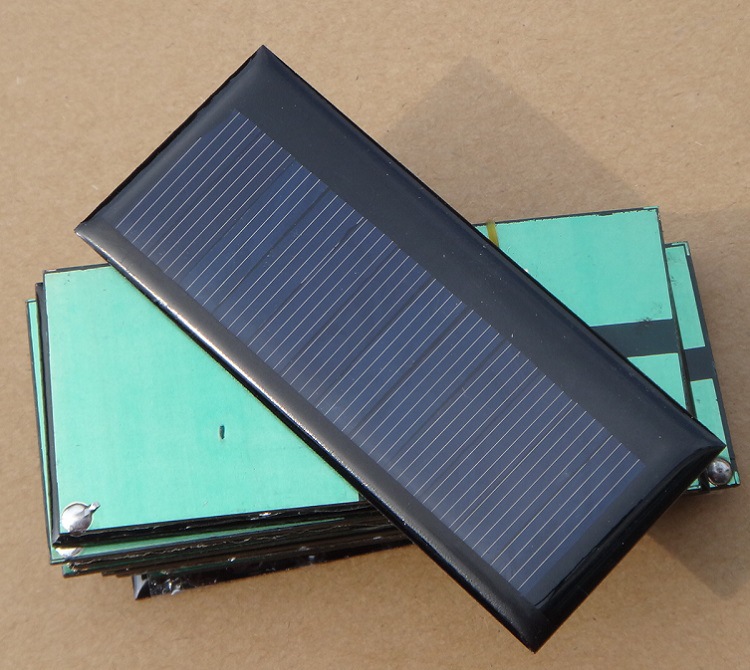 厂家直销86x38x3mm 太阳能灯专用 太阳能滴胶板 0.3W 5.5V DIY