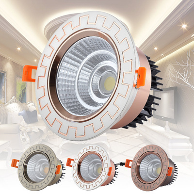 Liang Po European style high-grade LED smallpox Down lamp Spotlight villa Houses COB Down lamp hotel engineering Lighting