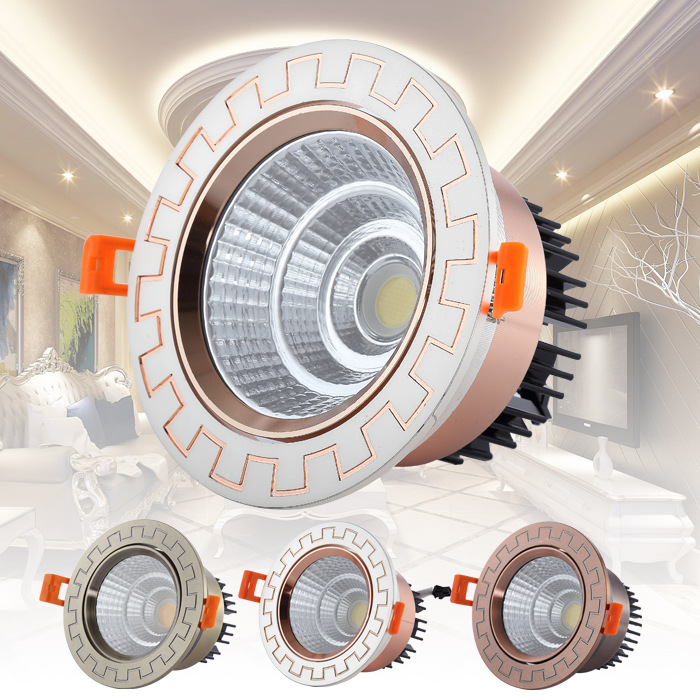 Liang Po European style high-grade LED smallpox Down lamp Spotlight villa Houses COB Down lamp hotel engineering Lighting