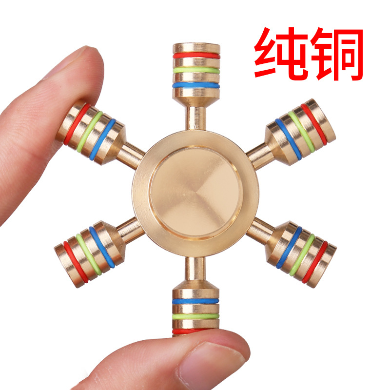 泄密者指尖陀螺三头六臂成人指间手指绝版减压神器儿童减压玩具