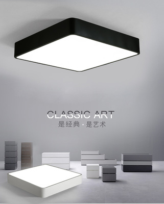 led吸顶灯简约现代卧室客厅餐厅圆形灯饰创意大气房间阳台灯具