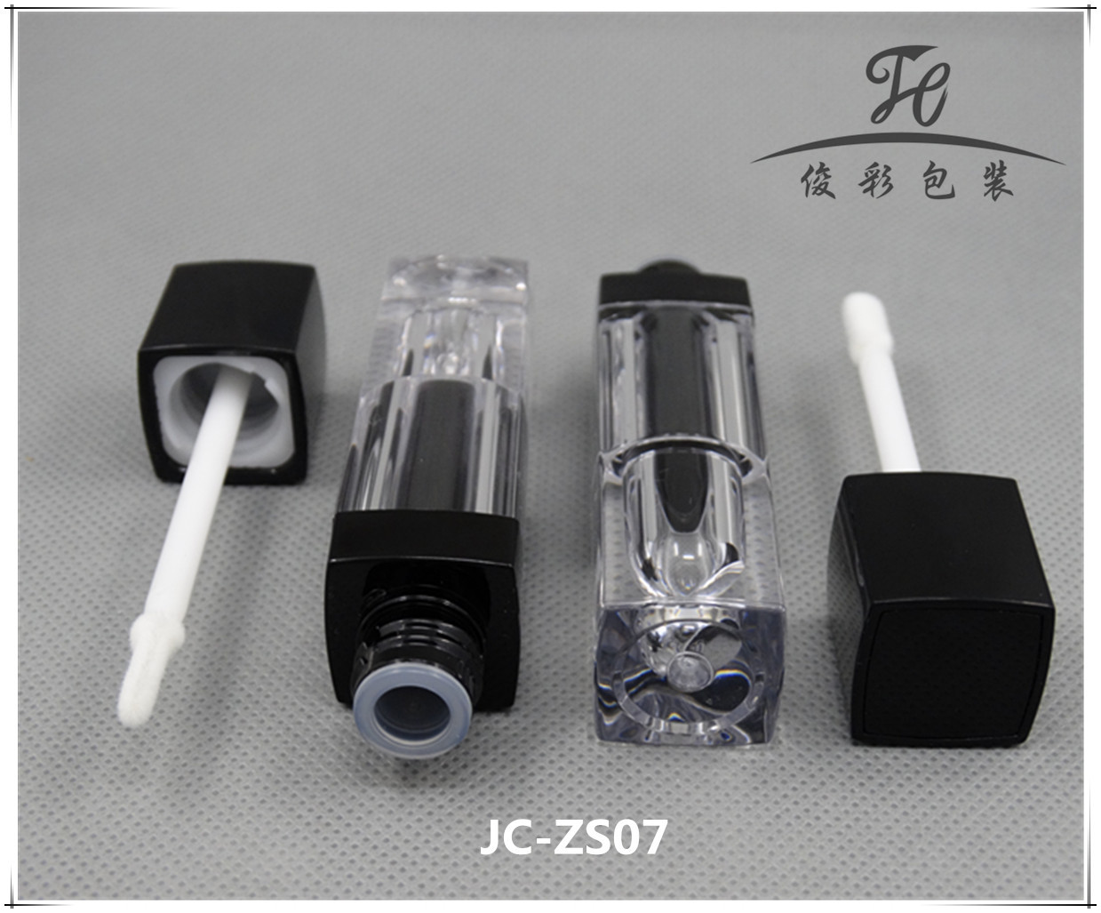 【厂家】亚克力唇彩唇釉瓶带口红形状美彩妆包装材