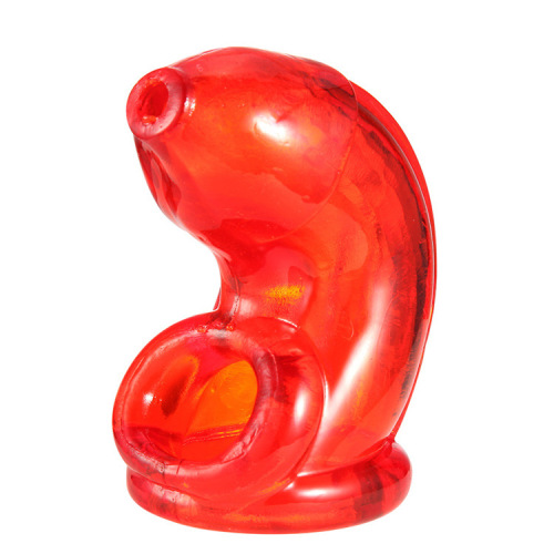 Alternative fun soft glue JJ sleeve anti-yin chastity lock male chastity device lock semen delay set adult products