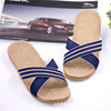 Summer fashionable slippers for beloved, slide, belt suitable for men and women, simple and elegant design