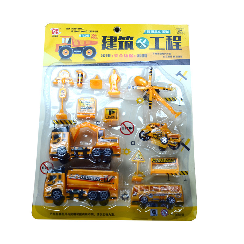 Best Sellers Warrior combination Engineering vehicles Architecture engineering Construction site simulation Puzzle Warrior Car Model Tabular