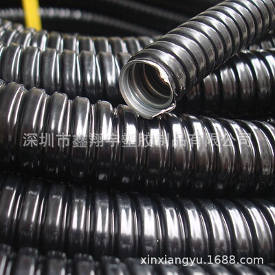 Flame retardant Foot Plastic bag Metal Hose Snakeskin tube/Plastic coated pipe/Wear line Metal Hose 8mm