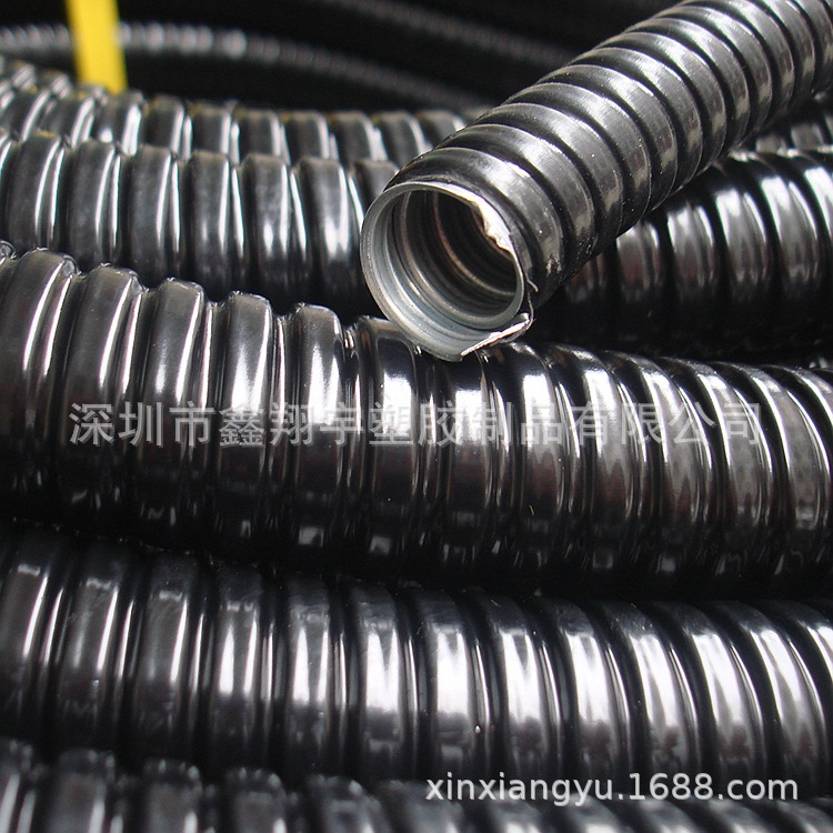 Flame retardant Foot Plastic bag Metal Hose Snakeskin tube/Plastic coated pipe/Wear line Metal Hose 8mm
