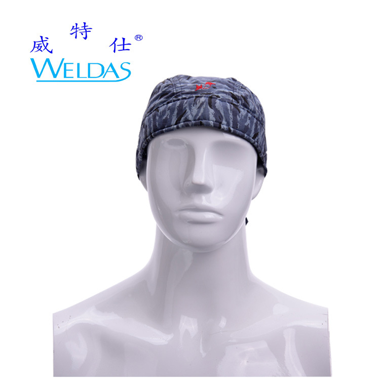 威特仕电焊帽头巾防火阻燃隔热防烫防尘帽子焊接防护用品