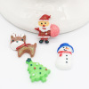 Christmas resin with accessories, children's hair accessory, handmade