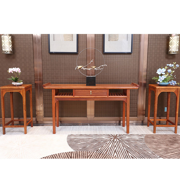 Rosewood Rosewood Alice head Qin tables Narrow table Root base Big leaf sandalwood to work in an office Home Furnishing Rosewood Bucket cabinet wholesale