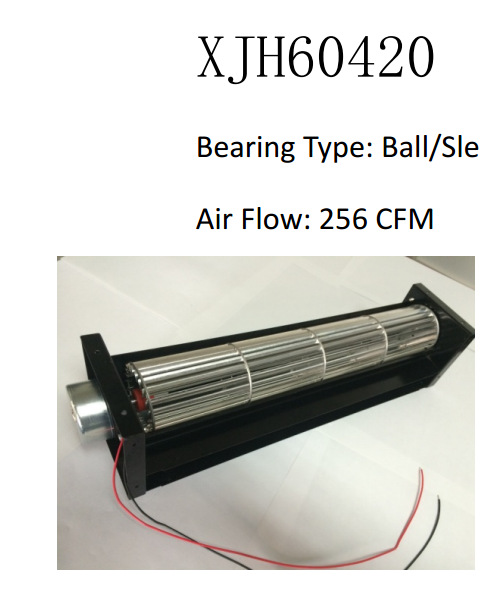 厂家直销横流风机DC 12V、24V、60420(60mm*420mm) 工业静音风机