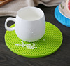 Gift thickened honeycomb silicone meal cushion non -slip pad pad pad thermal insulation rubber cushion coaster kitchen tools