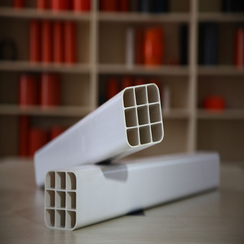 pvc通信格栅管 PVC栅格式多孔穿线硬管 四六九孔格栅式穿线管厂家