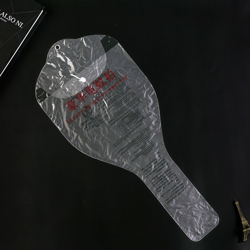 Guangdong Shantou factory direct sales electric mosquito swatter packaging plastic bag pvc zipper bag special packaging bag in stock