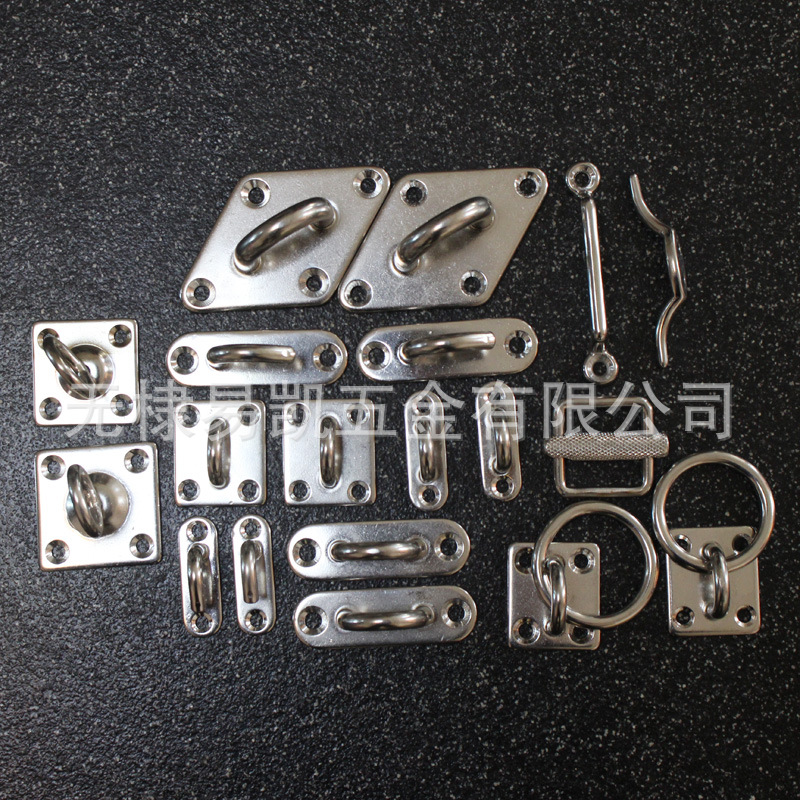 Stainless steel Awnings parts Sunshade Umbrella Hardware Square diamond buckle Yacht Base Boat seat