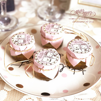 小白熊夫妇婚庆喜蜜个性喜糖包装手办礼创意蜂蜜欧式喜蜜|ms