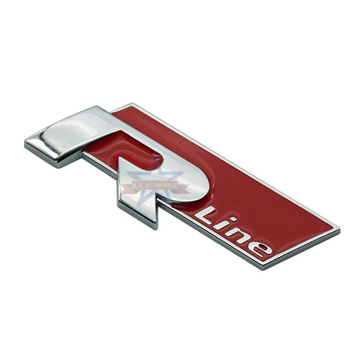 Suitable for Volkswagen R label CC passatCC R car logo Volkswagen Rline tail logo alloy car logo modification