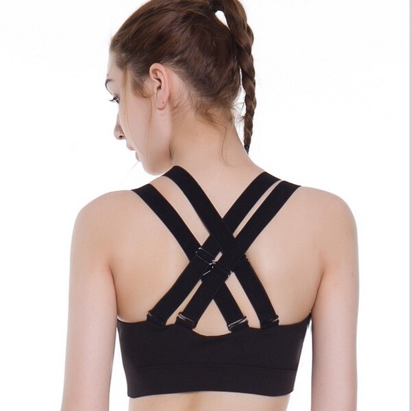 New Creative Sports Colour Fitness vest， Fast-drying Women’s Yoga Underwear Sports Bra