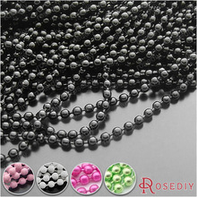 Diy��Ʒ��� 1.5 2.4MMԲ���� ��Ӿ��ɫ���� ͭ�� ���� �ֹ�����